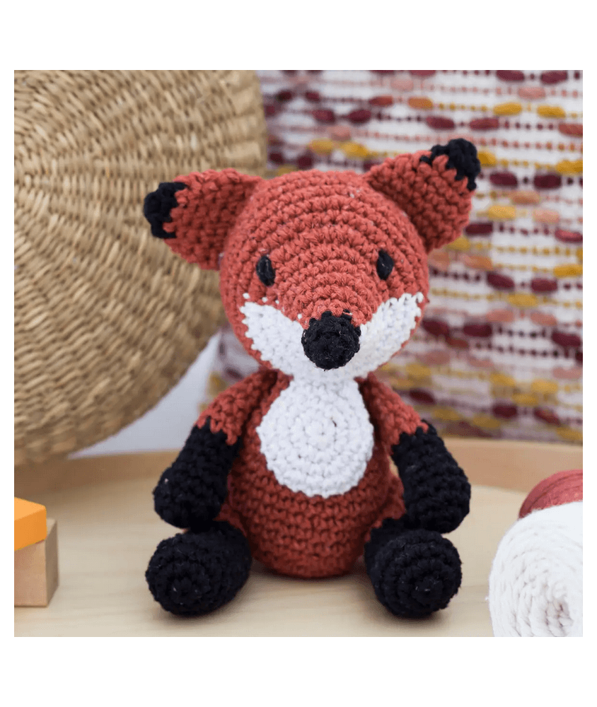 Kit Hoooked / Eco-Barbante Fergie le Renard - Amigurumi Dmc