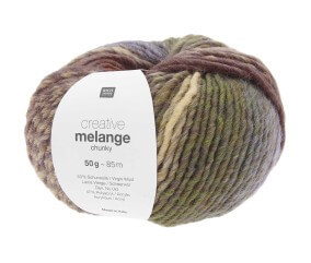 Pelote de laine à tricoter CREATIVE MELANGE CHUNKY - Rico Design