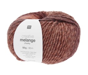 Pelote de laine à tricoter CREATIVE MELANGE CHUNKY - Rico Design