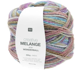 Pelote de laine Creative Melange Aran Wonderball - 200 GR - Rico Design
