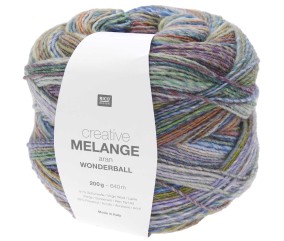 Pelote de laine Creative Melange Aran Wonderball - 200 GR - Rico Design