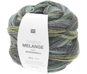 Pelote de laine Creative Melange Aran Wonderball - 200 GR - Rico Design