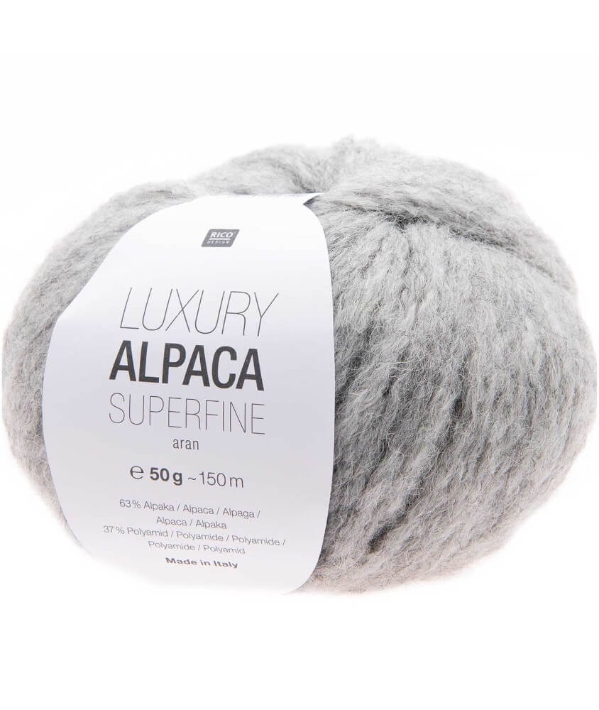 Fil de laine à tricoter LUXURY ALPACA Superfine Aran - Rico Design