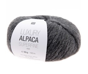 Fil de laine à tricoter LUXURY ALPACA Superfine Aran - Rico Design