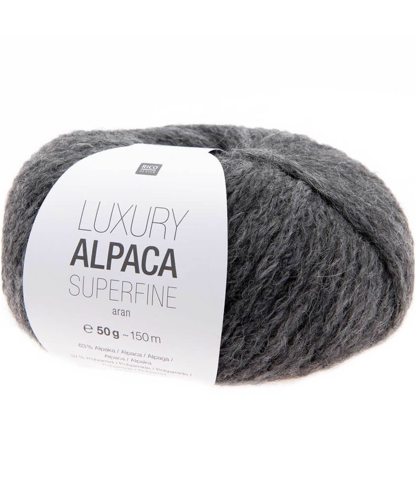 Fil de laine à tricoter LUXURY ALPACA Superfine Aran - Rico Design