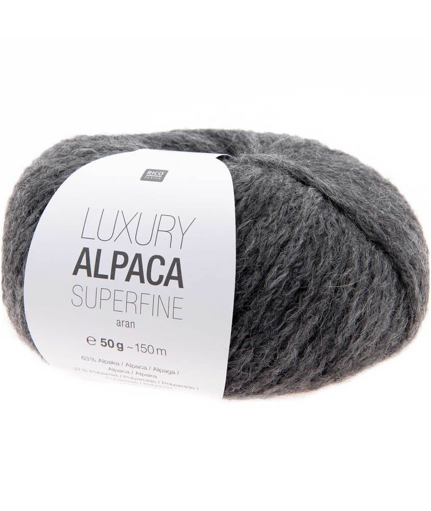 Fil de laine à tricoter LUXURY ALPACA Superfine Aran - Rico Design Fil de laine à tricoter LUXURY ALPACA Superfine Aran - Rico Design
