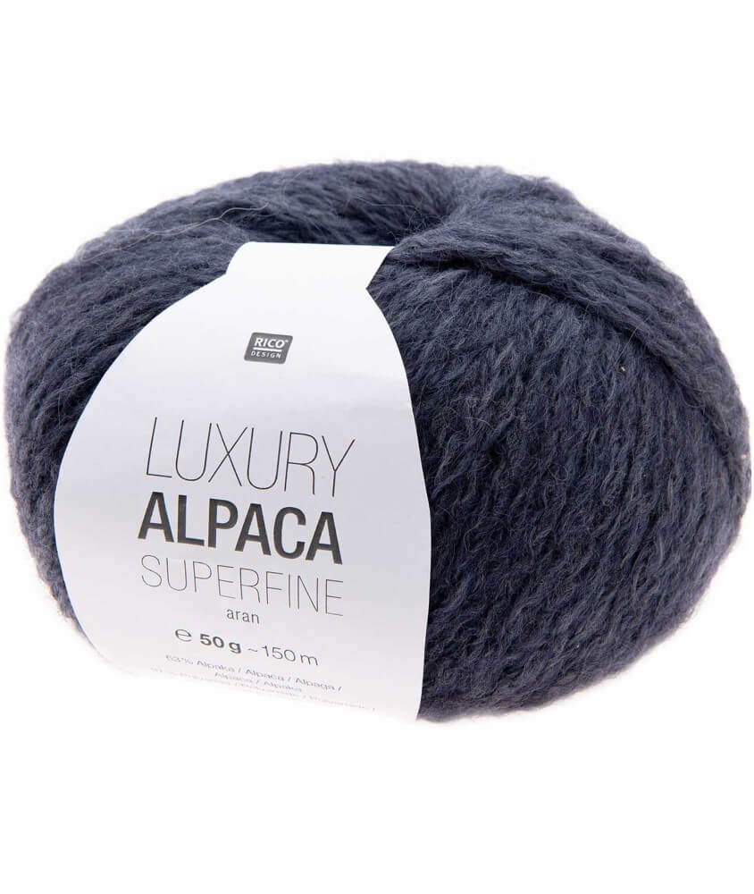 Fil de laine à tricoter LUXURY ALPACA Superfine Aran - Rico Design