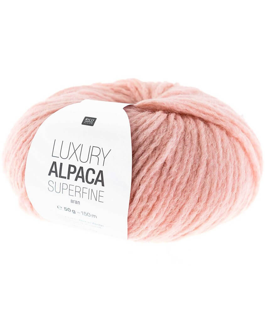 Fil de laine à tricoter LUXURY ALPACA Superfine Aran - Rico Design