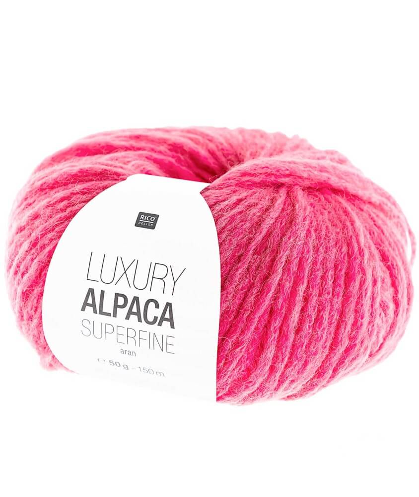 Fil de laine à tricoter LUXURY ALPACA Superfine Aran - Rico Design