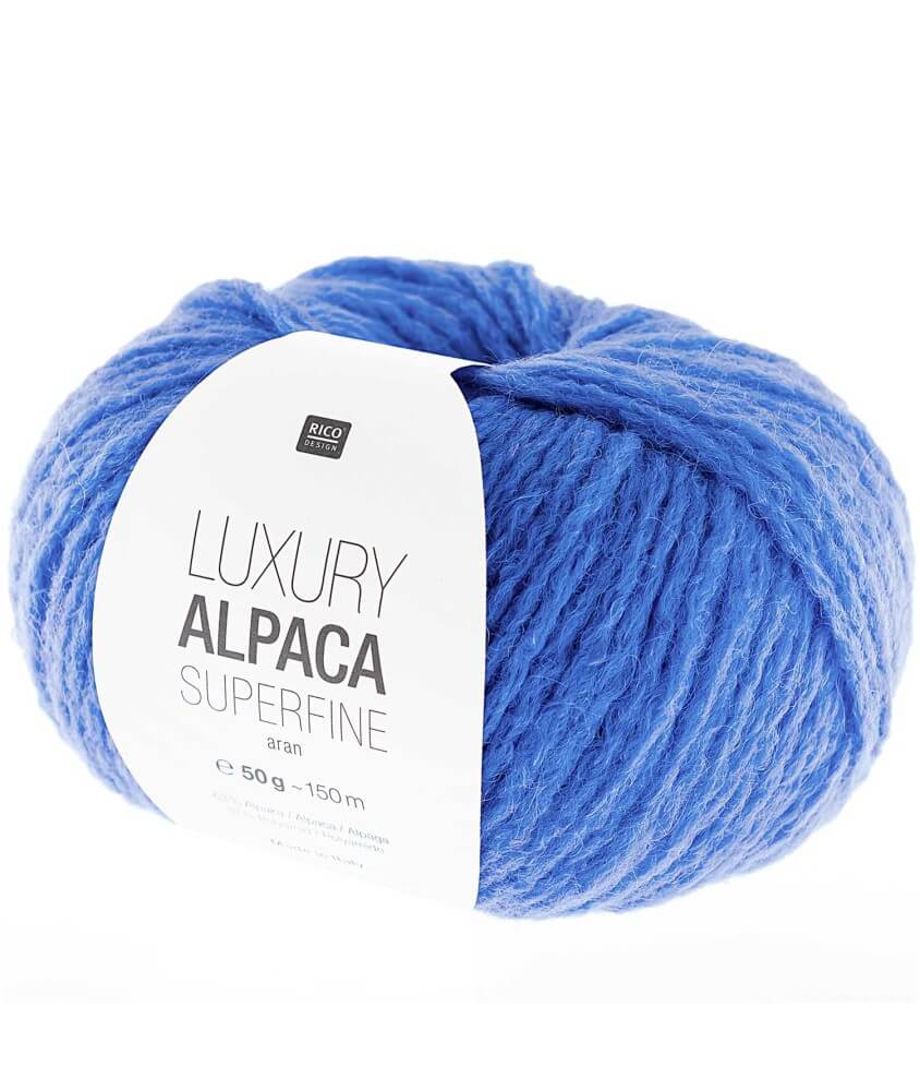 Fil de laine à tricoter LUXURY ALPACA Superfine Aran - Rico Design Fil de laine à tricoter LUXURY ALPACA Superfine Aran - Rico Design