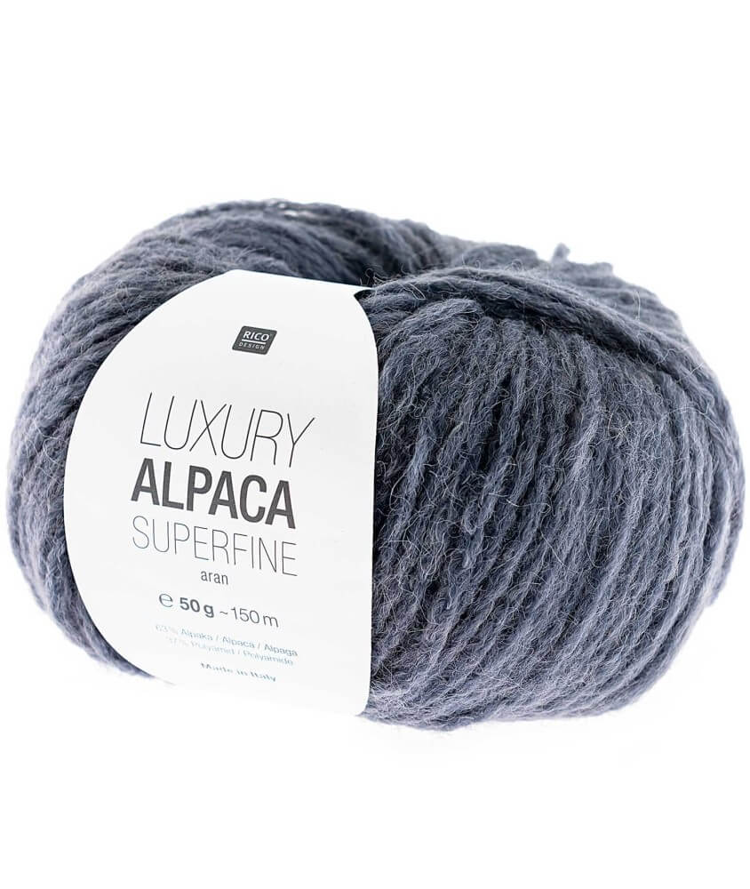 Fil de laine à tricoter LUXURY ALPACA Superfine Aran - Rico Design