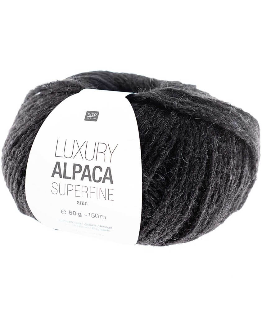 Fil de laine à tricoter LUXURY ALPACA Superfine Aran - Rico Design