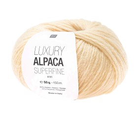 Fil de laine à tricoter LUXURY ALPACA Superfine Aran - Rico Design