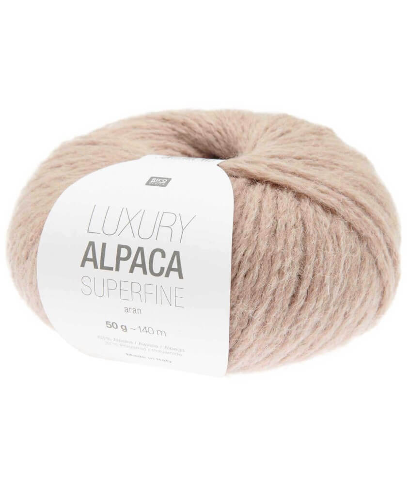 Fil de laine à tricoter LUXURY ALPACA Superfine Aran - Rico Design Fil de laine à tricoter LUXURY ALPACA Superfine Aran - Rico Design