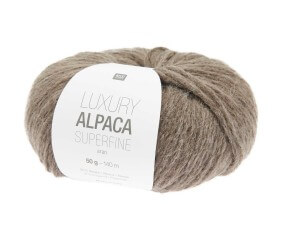 Fil de laine à tricoter LUXURY ALPACA Superfine Aran - Rico Design