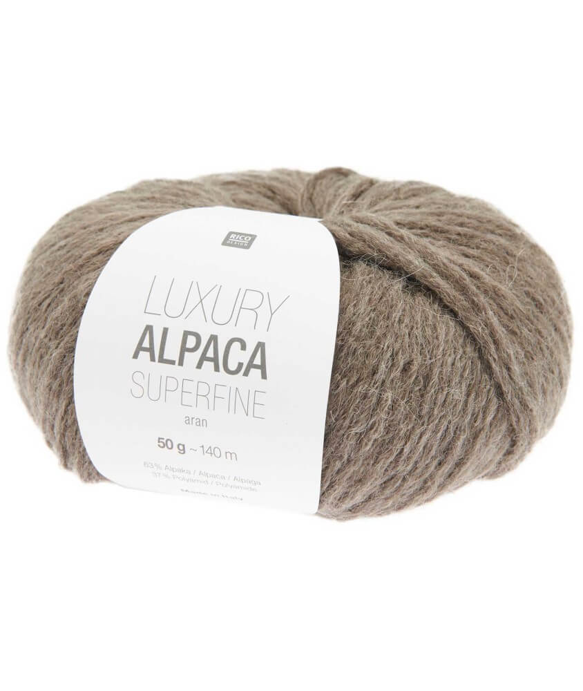 Fil de laine à tricoter LUXURY ALPACA Superfine Aran - Rico Design