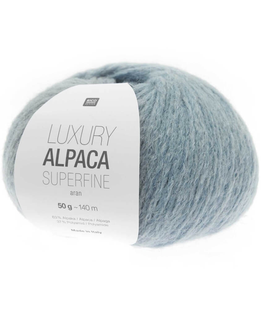 Fil de laine à tricoter LUXURY ALPACA Superfine Aran - Rico Design