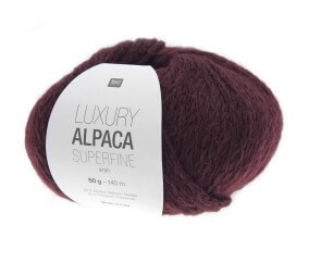 Fil de laine à tricoter LUXURY ALPACA Superfine Aran - Rico Design