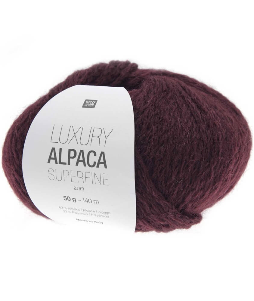 Fil de laine à tricoter LUXURY ALPACA Superfine Aran - Rico Design