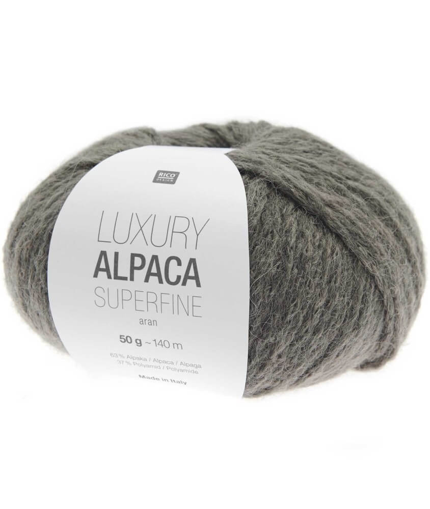 Fil de laine à tricoter LUXURY ALPACA Superfine Aran - Rico Design