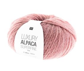 Fil de laine à tricoter LUXURY ALPACA Superfine Aran - Rico Design