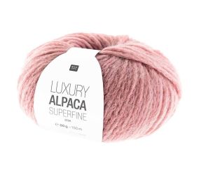 Fil de laine à tricoter LUXURY ALPACA Superfine Aran - Rico Design