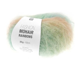 Pelote de laine et mohair FASHION MOHAIR RAINBOWS - 25GR - Rico Design