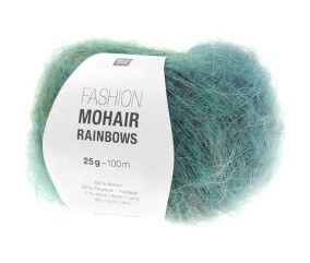 Pelote de laine et mohair FASHION MOHAIR RAINBOWS - 25GR - Rico Design