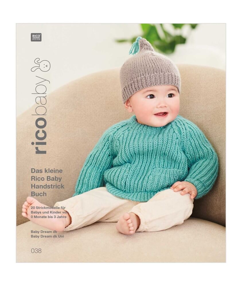 Le petit livre à tricoter Rico Baby - Rico Baby Dream Uni - Rico Design - N°38 Le petit livre à tricoter Rico Baby - Rico Baby Dream Uni - Rico Design - N°38