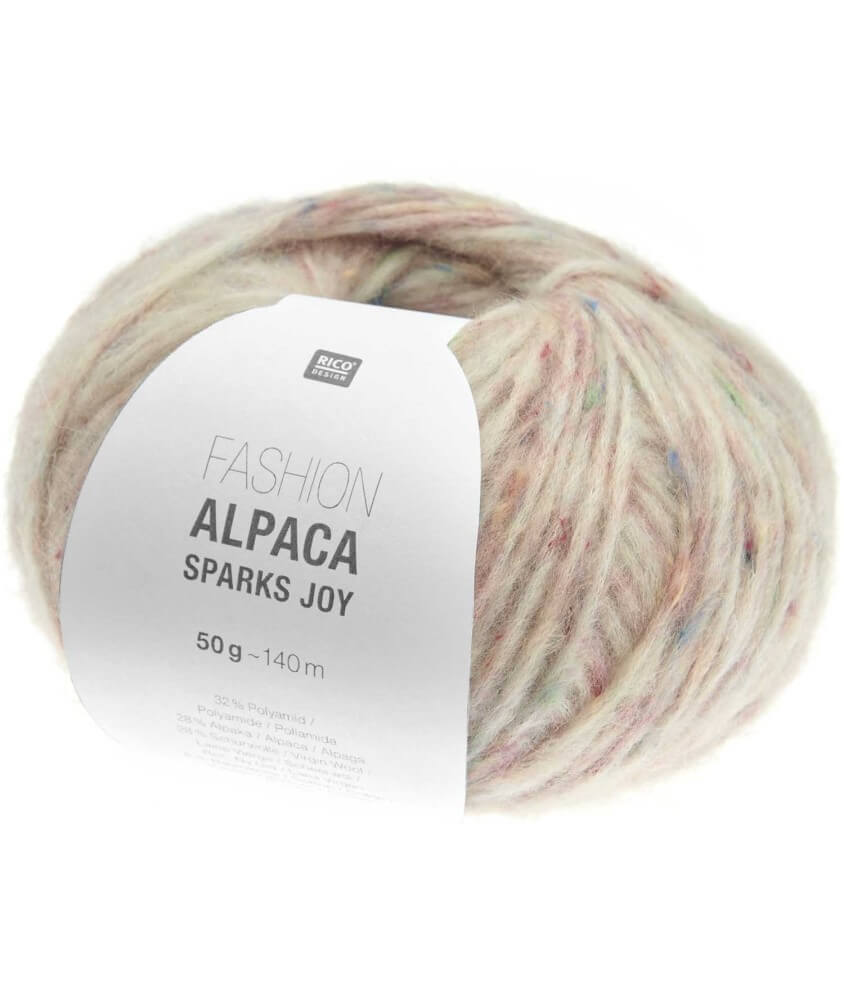 Pelote d'alpaga à tricoter Fashion Alpaca Sparks Joy - Rico Design