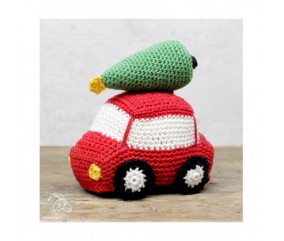 Kit crochet Voiture de Noël - Amigurumi Hardicraft