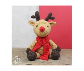 Kit crochet Rudolf le Renne de Noël - Amigurumi Hardicraft