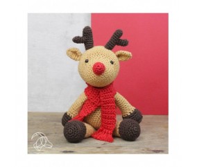 Kit crochet Rudolf le Renne de Noël - Amigurumi Hardicraft