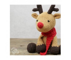 Kit crochet Rudolf le Renne de Noël - Amigurumi Hardicraft