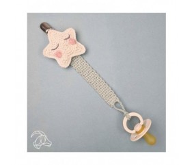Kit Crochet Attache-Tétine Etoile - Amigurumi Hardicraft