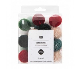 Set POMPONS CHRISTMAS CLASSIQUE - Rico Design