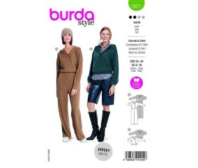 Patron Burda 5871-Combinaison & T-shirt