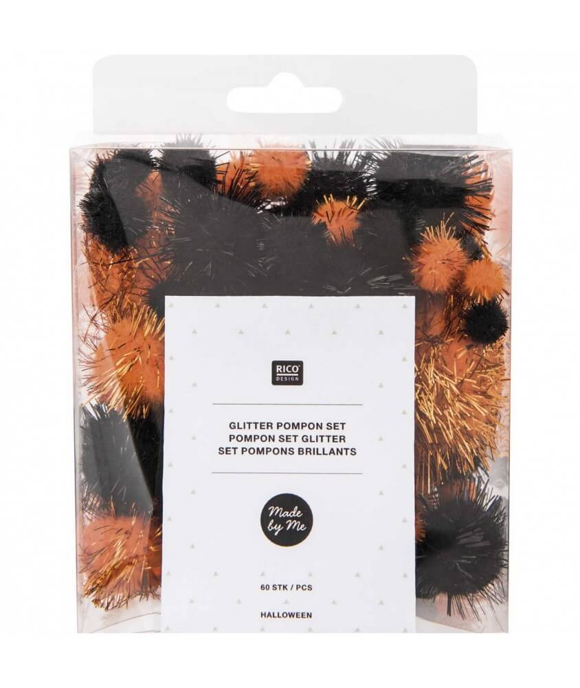 Set POMPONS MIXTE HALLOWEEN - Rico Design 