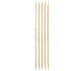 Aiguilles à tricoter doubles pointes 15cm en bambou N°2,5 à 4 - Prym