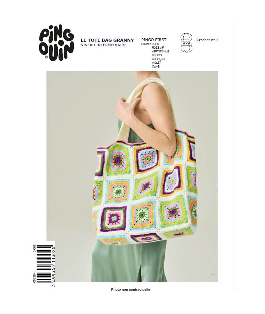 E-MODELE FEMME - LE TOTE BAG GRANNY - PHILDAR E-MODELE FEMME - LE TOTE BAG GRANNY - PHILDAR