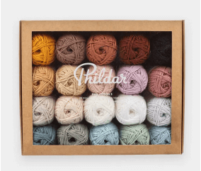 20 mini pelotes en Phil Coton 3 en 25GR - Phildar sPERENZA CROCHET CROCHETER FACILE DéBUTANT AMATEUR ENFANT AMIGURUMI PELUCHE