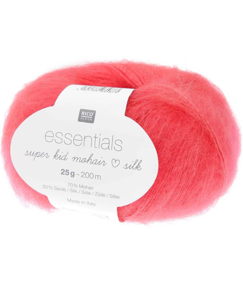 Fil à Tricoter ESSENTIALS SUPER KID MOHAIR LOVES SILK: Luxe, Douceur et Créativité - 25gr - Rico Design