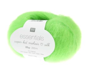 Fil à Tricoter ESSENTIALS SUPER KID MOHAIR LOVES SILK: Luxe, Douceur et Créativité - 25gr - Rico Design