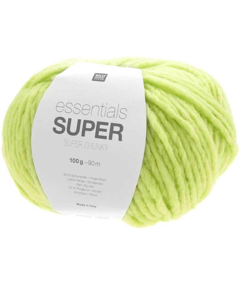 Découvrez la Chaleur et la Facilité avec la Pelote de Laine ESSENTIALS SUPER SUPER CHUNKY - 100 GR - Rico Design