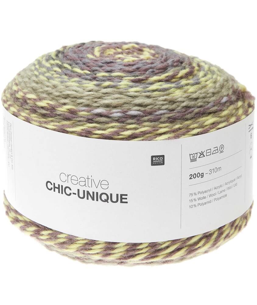 Pelote de laine à tricoter Creative Chic Unique - 200GR - Rico Design Pelote de laine à tricoter Creative Chic Unique - 200GR - Rico Design