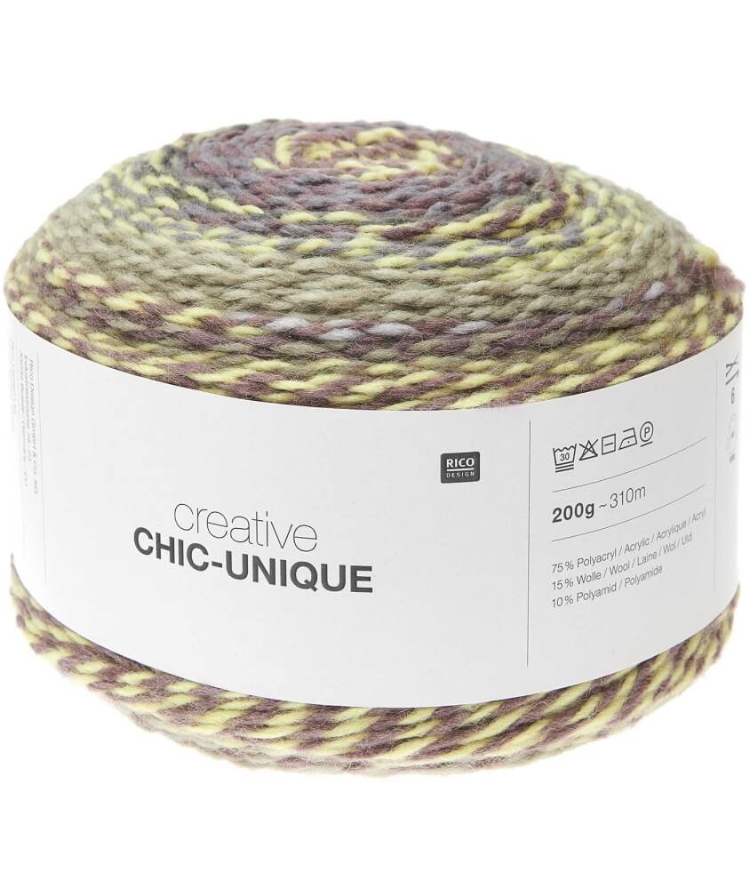 Pelote de laine à tricoter Creative Chic Unique - 200GR - Rico Design