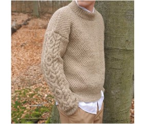 Pelote de laine à tricoter Essentials Organic Wool Aran - Rico Design