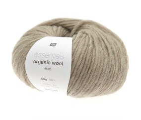 Pelote de laine à tricoter Essentials Organic Wool Aran - Rico Design