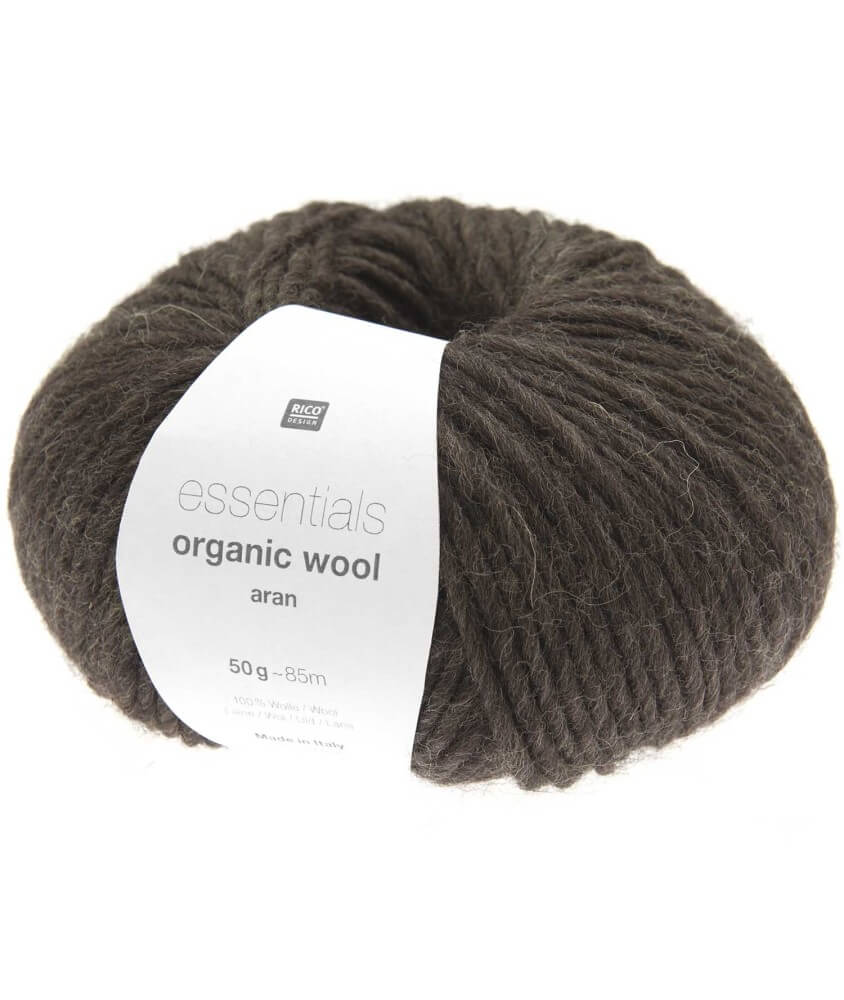 Pelote de laine à tricoter Essentials Organic Wool Aran - Rico Design