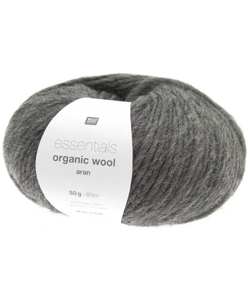 Pelote de laine à tricoter Essentials Organic Wool Aran - Rico Design